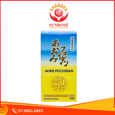 Aomi Fucoidan - Viên uống hỗ trợ tăng cường sức đề kháng