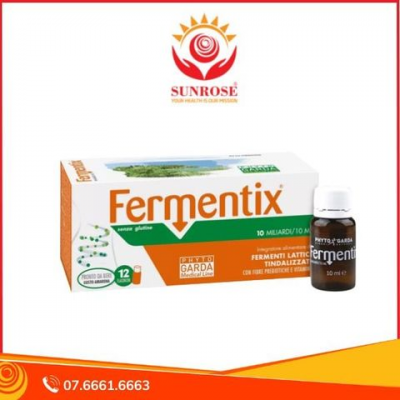 FERMENTIX TP BVSK Bổ Sung Lợi Khuẩn, Hỗ Trợ Điều Trị Rối Loạn Tiêu Hóa Chuẩn Italy Hộp 12 Chai x 10 ml