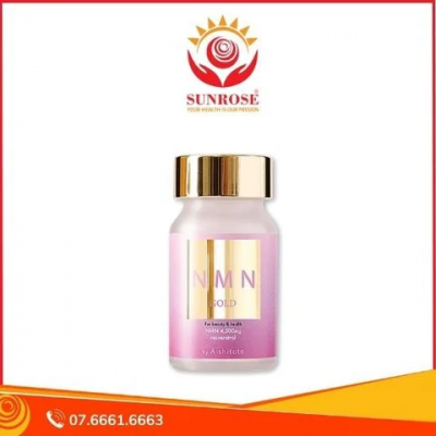 NMN GOLD viên uống Tpbvsk - Dạng Tế Bào Gốc Thần Dược Trẻ Hóa AISHITOTO, Hàng chuẩn Nhật Bản, Hộp/60 Viên.