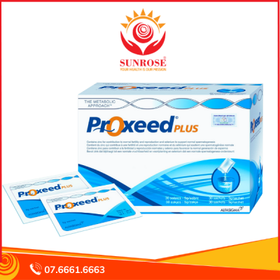 Proxeed® Plus bột uống Tpbvsk Hỗ Trợ Vô Sinh Nam Giới, Hàng chuẩn Ý, Hộp 30 gói.