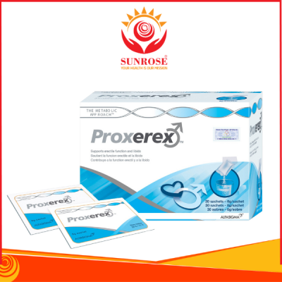 Proxerex™ bột uống Tpbvsk - Hỗ Trợ Chức Năng Sinh Lý Nam Giới, Hàng chuẩn Ý, Hộp 30 gói.