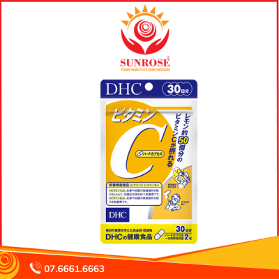 Vitamin C DHC 30 ngày - Viên uống bổ sung vitamin C hỗ trợ da sáng mịn